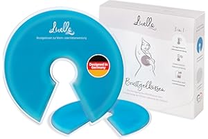 ‎LIVELLA Livella Brustgelkissen 3in1 Kühlkissen & Wärmekissen für die Brust & Stillzeit - Anwendbar mit Milchpumpe - Entspannend & Milchflussanregend - Thermopads 2 Stück & 2 Schutzvlies