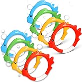 Aquadelos X8 Rings Diving Pool with Fish Shape 12 cm Swimming Pool Toys Fun and Safe Fun and Safe Diving Toys Ideal for Train
