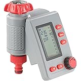 Royal Gardineer Beregnungscomputer: Digitaler Bewässerungscomputer BWC-100 mit Magnet-Ventil (Bewässerung Zeitschaltuhr)