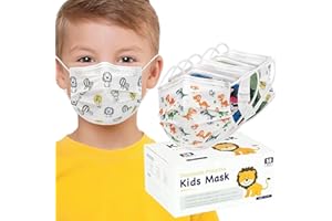 MaNMaNing Niños Mascarillas Dibujos animados 3 Capas Comodidad con Elástico 50 Unidades