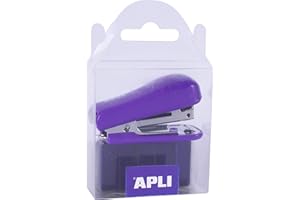 APLI 14945 – Pocket Stapler Lilac + 2,000 Staples, Unica