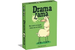Clementoni - Drama Lama - Carte Da Gioco per Adulti e Bambini, Gioco Da Tavolo 10-99 Anni, Divertimento Per Famiglie, 2-6 Giocatori, Gioco Di Società tra Amici, In Italiano, Made In Italy, 16815