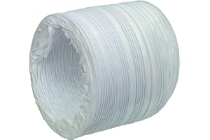 Fixapart W3-65022 Trocknerzubehör PVC Abluftschlauch 127 mm 6 m
