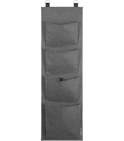 Panier De Rangement Bigso Box 17x17x17cm - Polyester Gris - Pliable Pour Bureau Ou Maison