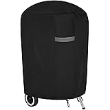 Dokon Kugelgrill Abdeckung mit Belüftungsöffnungen, Wasserdicht, Winddicht, UV-Beständiges, Schwerlast Reißfest 600D Oxford G