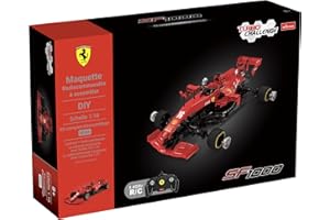 TURBO CHALLENGE SF 1000 - Ferrari - RC Prestige - 095618 - Auto Telecomandata - Rosso - 1/16 - Kit di Montaggio - Batterie Non Incluse - Plastica - A Partire dai 6 anni