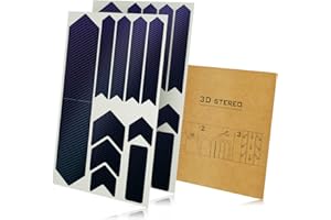 hksod Garde-Boue de vélo avec Film de Protection de Peinture, Autocollant de vélo, Garde-Boue et Cadre 3D, Film de Protection pour vélo de 24-29"