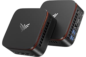 NiPoGi Pinova P1 Mini PC AΜD Ryzen 4300U W11 Pro(4C/4T,3.7GHz,Mieux que 3500U/3200U/N150)16Go DDR4 RAM+256Go SSD Extensible Ordinateur de Bureau 4K Triple Display/WiFi5/BT4.2/LAN Éducation Multimédia