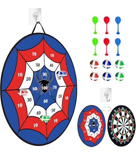 Tiro al Bersaglio Bambini, Bersaglio Nerf Elettronico con 20 Proiettili Freccette per Pistola Giocattolo Giochi Bambino 3 4 5 6 7 8 9 10 Anni Gioco Interno Esterno Regalo Bimbo Compleanno Natale