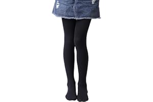 EVERSWE Girls Tights, Semi Opaque Footed Tights, Microfiber Dance Tights 40Den