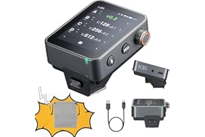 Godox X3Pro Blitzauslöser, kabellos, TTL, 2,4 GHz, mit HSS-Display, TCM (Auto-/Manuell/Mehrfach-Modi, unterstützt App-Steuerung (X3Pro N)