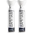 EVOLVE 15-Litre Pure Oxygen Canister with Breathing Cup | Portable Oxygen Can | Ideal for Home Use and Outdoor Activities | Designed by Firefighters | Made in Britain | Pack of 2