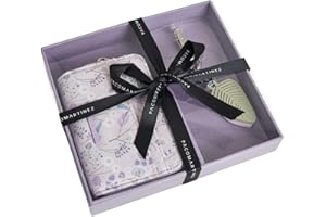PACO MARTINEZ Set de Regalo para Mujer, Caja Regalo con Cartera Billetero para Mujer y Llavero con Estampado de Flores, Idea de Regalo de Cumpleaños, Aniversario o Navidad
