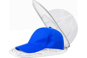 Haiou Cap Washer Cage Baseball Cap Washing Cage for Washing Baseball Caps, Hat Washer Baseball Cap Cleaner for Storage, Cream White