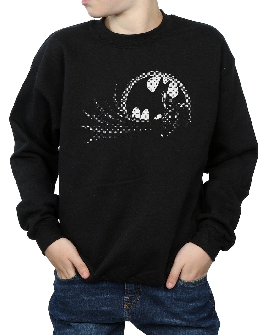 DC-Comics-Jungen-Batman-Spot-Sweatshirt