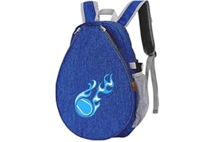 GENERIC Sac de Tennis, Sac de Raquette de Tennis pour Enfants, Fourre-Tout de Rangement, Pagaies de Pickleball, Sac à Dos pour Joueur, Garçons, Filles, Adolescents, Jeunes