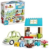 LEGO DUPLO Town Wheeled Family House 10986 &ndash; Gift Idea for Kids Ages 2 and Over, Wheeled Toy House, Car, Camping