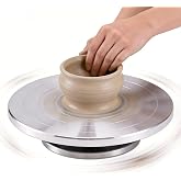 Ceramic Wheel, 25cm Aluminum Turntable Plate Craft Clay Turntable Tools DIY Ceramic Turntable Plate for Double Sided Cakes