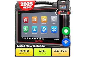 Autel MaxiCOM MK900 OBD2 Scanner: 2025 Same As MK900BT, Upgrade of MK808BT PRO MK808S MX808S, 40+ Service, 3000+ Active Tests, OE All System Diagnose, FCA Autoauth & SGW, No-IP Limitation