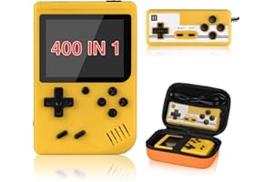 Handheld Game Console - Vaomon Retro Game Console kommt mit tragbarem Gehäuse, 400 Klassische FC Spiele Konsole unterstützt Anschluss an TV 2 Spieler, Kinder & Liebhaber