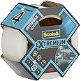Scotch Extremium Invisible, High performance Duct Tape 20 m x 48 mm, Transparent - Extra Strong Adhesive, Ideal for all Discreet Repairs, For Glass and Plastic, No Yellowing, Water and UV-Resistant