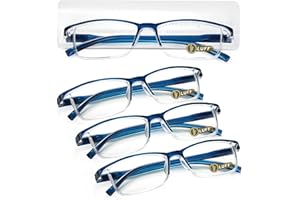 LUFF 4 pary okulary do czytania odporne na promienie niebieskie przenośne ultralekkie czytniki
