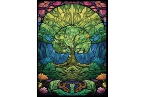 ‎UAONO Printing Card Sleeves 100pcs, Standard Card Sleeves for MTG Matte Art Texture, Upgraded Tear-Resistant Protect Your Trading Collectible Cards (Green Tree)