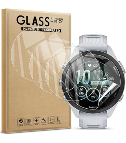 Pellicola Protettiva Per Garmin Forerunner 265S - 3 Pezzi, 3D Curva, Anti-Graffio, Alta Definizione - Foto 12