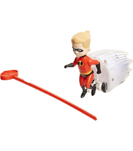 Mattel Pixar Gli Incredibili Action Figure Elastigirl 16,8 Cm E Jack-Jack 5,6 Cm - Super Eroi Snodabili Con Costumi Originali, Giocattolo Per Bambini 3+ Anni