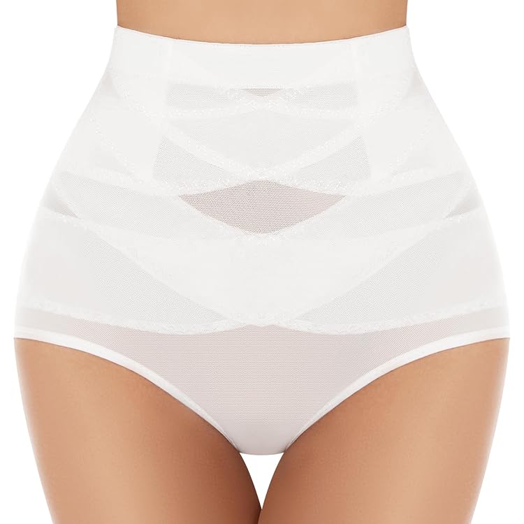 Aijolen Shapewear Buikweg-onderbroek voor dames, hoge taille, buikcontrole, korsetbroek, sterk vormend, figuurvormend ondergoed, naadloze korsetbroek, body shaper, huidskleur, S