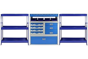 ‎MONSTER RACKING Monster Racking Fahrzeugeinrichtung Fahrzeugausbau Lieferwagenregal Metallregal Werkstattwagen Transporter Regalsystem Racking Werkzeugregal Werkstattregal Autoregal Transporterregal Fahrzeugregal