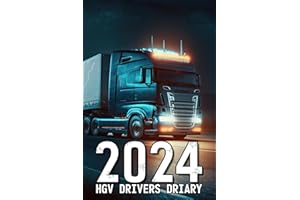 HGV Drivers Diary 2024: For Truck, Lorry, and Delivery Employees to keep proper Shift and Mileage Records of Their Trips | Truck Driver Log Book