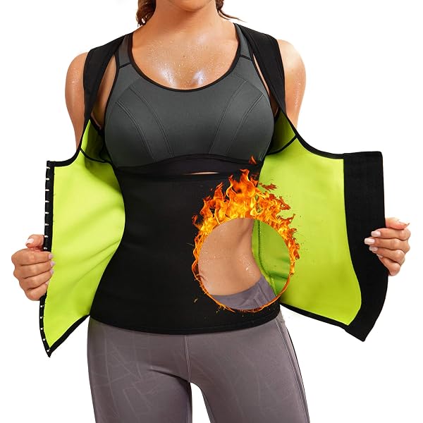 Ceinture De Sudation Femme KUMAYES - Serre-ventre Néoprène Ajustable Pour Sport