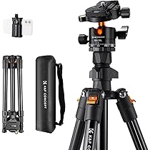 K&F CONCEPT C-Ständer Mit Boom Arm - Edelstahl Lichtstativ Bis 20kg Traglast