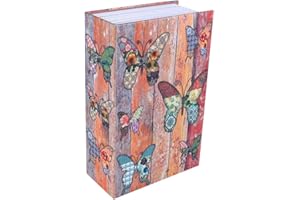 nobrand Diversion Book Safe, Dictionary Secret Book Hidden Safe with Key Safe Secret Hidden Lock Box Money Hiding Box Collection Box Great for Storing Money, Jewelry and Passport