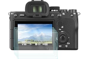 SMALLRIG Protector de Pantalla para Sony Alpha 7CR / Alpha 7C II/Alpha 6700 / ZV-E1 / Alpha 7 IV, Vidrio Templado Ultrafino de 0,4mm (paquete de 4) - 3750B