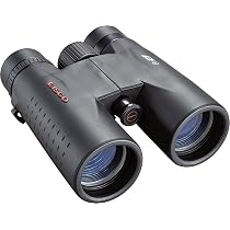 Jumelles Tasco Essentials 10x42 - Prisme En Toit, Verre Bak-4, Noires, Sangle, Housse, Pour Observation Nature