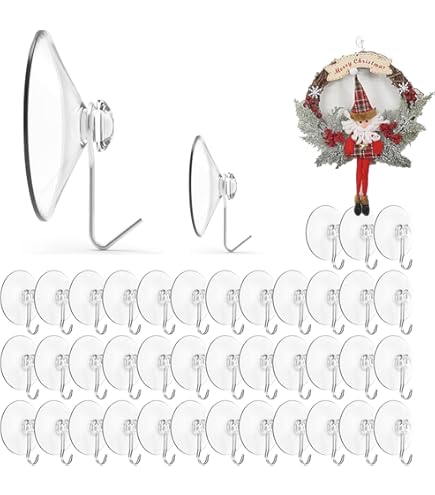 Lot De 20 Crochets Pour Guirlandes Lumineuses De Noël Avec