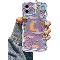 EYZUTAK Case For IPhone 15 Pro Ax, Colorful Retro Oil Painting Printed Flower Laser Glossy - View #4