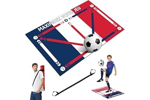 YAOZUP Tapis Foot Entraînement 60x90cm Tapis de Foot Antidérapant, Tapis d'Entraînement Football pour Contrôle de Ballon, Dribble, Tapis Foot Training pour Indoor/Extérieur