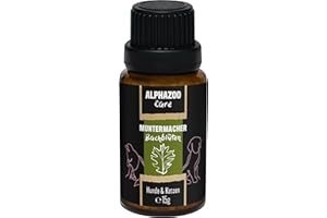 alphazoo Muntermacher Fiori di Bach per Cani e Gatti 15 g, globuli Contro la stanchezza e la svogliatezza, rimedio Naturale per più Motivazione, Divertimento e Gioia, Miscela di Fiori Secondo