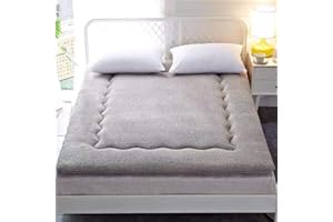 GYHZKA Materasso Futon Pieghevole Giapponese,5cm Spesso Tatami Materassi,Singolo Matrimoniale Doppio Materasso Imbottito,Portatile Materassino per Dormitorio Studentesco,Grey-100x200cm(39x79inch)