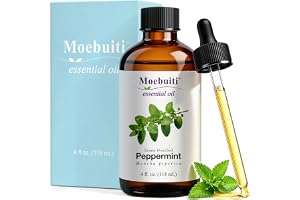 Pepparmynta eterisk olja 118 ml / 4 fl oz för diffusorer, aromaterapi, hushållsrengöring, ljustillverkning