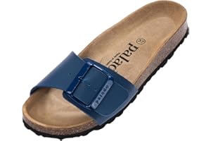 Palado Pantoletten Damen Malta EGS Matt – bequeme Sandalen Made in Spain - Hausschuhe mit dämpfendem Kork-Fußbett - modische Sommerschuhe