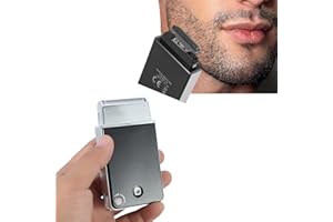 ‎SONEW Męska golarka elektryczna ładowanie USB ultra cienka elektryczna golarka przenośna mini trymer do brody