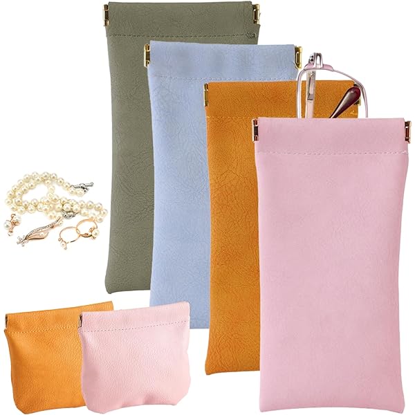 Portaocchiali Viaggio Custodia Per Occhiali Da Sole In Pelle PU - Foto 3