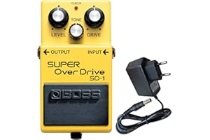 BOSS GUITAR EQUIPMENT Boss SD-1 Super Overdrive Pedal + keepdrum 9V Netzteil