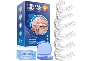 WIMONY 6PCS Night Guard for Sleeping, Adult & Kids Reusable Teeth Grinding Protection