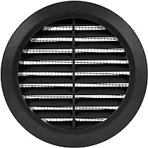 Copriprese Aria Con Zanzariera - 5 Pezzi Marrone Per Bocchettoni 15 Cm, Per Bagno E Cucina - Foto 5