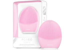 FOREO LUNA 3 Piel Normal, Cepillo De Limpieza Facial, Masajeador Eléctrico, Skin Care Ultrahigiénica, Exfoliante Para Llevar De Viaje, Cepillo De Silicona, Conexión Por App